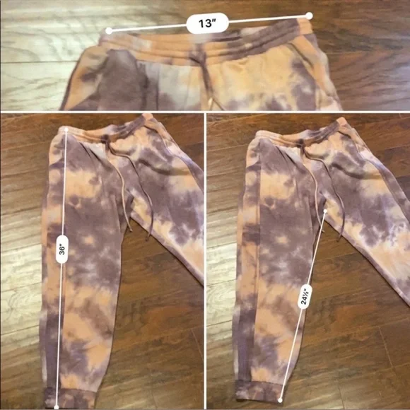 Altar’d State Intimates tie dye lounge or sweat pant - Picture 3 of 9